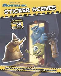 Disney Monsters Inc Sticker Scene