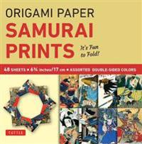 Origami Paper Samurai Prints Small 6 3/4