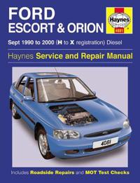 Ford Escort and Orion Diesel Service Repair Manual