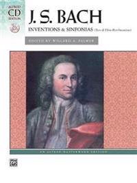 Bach -- Inventions & Sinfonias (2 & 3 Part Inventions): Book & CD
