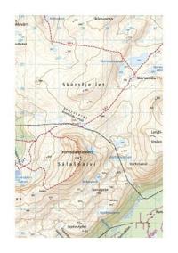 Tromsø og Lyngen; fjellkart