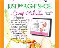 Just the Right Shoe 2014 Mini Box Calendar