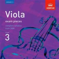 Viola Exam Pieces, Complete Syllabus from 2008, Grade 3