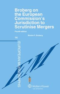 Broberg on The European Commission´s jurisdiction to scrutinise mergers