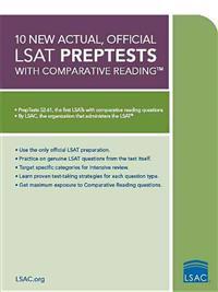 10 New Actual, Official LSAT Preptests with Comparative Reading