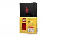2014 Lego Red Brick Large Hard 12 Month Weekly