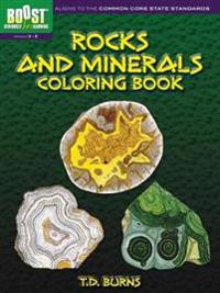 BOOST Rocks and Minerals Coloring Book