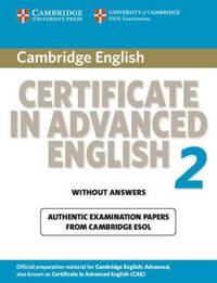 Cambridge Certificate in Advanced English 2 for Updated Exam Student's Book without Answers