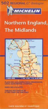 Michelin Map Great Britain: England North & Midlands