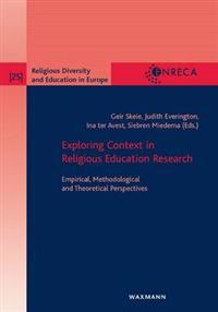 Exploring Context in Religious Education Research