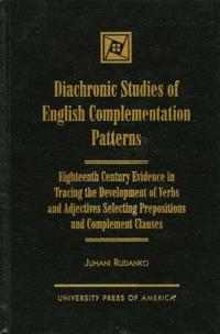 Diachronic Studies of English Complementation Patterns