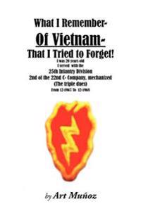 What I Remember of Vietnam I Tried to Forget