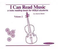 I Can Read Music, Volume 2: A Note Reading Book for Viola Students