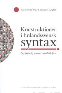 Konstruktioner i finlandssvensk syntax