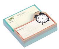 Vintage Clock Shaped Memo Pads