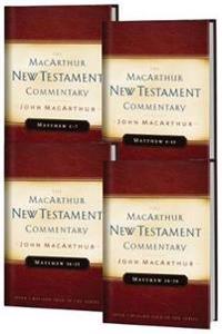 Matthew 1-28 MacArthur New Testament Commentary Four Volume Set (Shrinkwrapped)