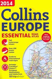 2014 Collins Essential Road Atlas Europe