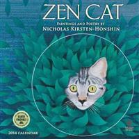 Zen Cat 2014 Mini Calendar: Paintings and Poetry by Nicholas Kirsten-Honshin