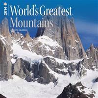 Worlds Greatest Mountains 2014 Wall Calendar