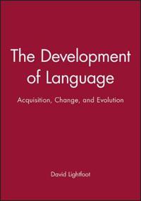 The Development of Language