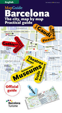MapGuide Barcelona: The City, Map by Map Practical Guide