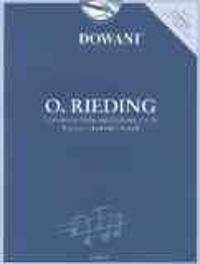Oskar Rieding: Concerto for Violin and Orchestra, Op. 35 B Minor [With CD (Audio)]