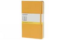 Moleskine Classic Notebook, Large, Squared, Orange Yellow, Hard Cover (5 X 8.25)