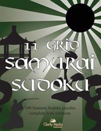 11 Grid Samurai Sudoku: 100 Samurai Sudoku Puzzles