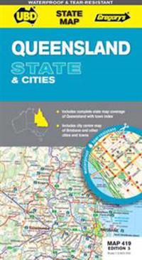 Queensland State and Cities Map 419