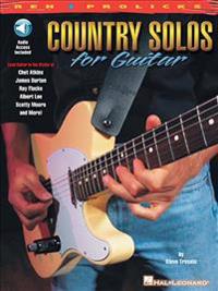 Country Solos for Guitar: Reh * Prolicks Series [With CD with Full Demostrations & Rythm-Only Tracks]
