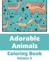 Adorable Animals Coloring Book