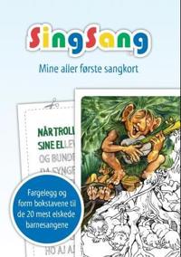 SingSang tegnebok. Mine aller første sangkort. 20 sanger