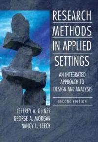 Research Methods in Applied Settings