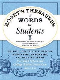 Roget's Thesaurus of Words for Students