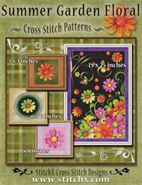 Summer Garden Floral Cross Stitch Patterns
