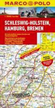 MARCO POLO Karte Deutschland 01. Schleswig-Holstein, Hamburg, Bremen  1 : 200 000