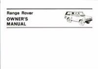 Range Rover Owner's Manual