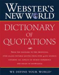 Webster's New World Dictionary of Quotations