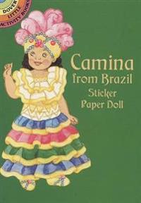 Camina from Brazil Sticker Paper Doll