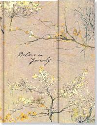 Journal Fold-Over Believe in Yourself Beige