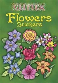 Glitter Flowers Stickers