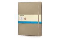 Moleskine Classic Colored Notebook, Extra Large, Dotted, Khaki Beige, Soft Cover (7.5 X 10)
