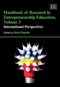 Handbook of Research in Entrepreneurship Education