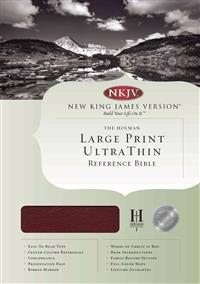 Ultra Thin Large Print Reference Bible: New King James Version