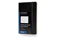 2014 Moleskine Pocket Monthly Notebook 12 Month Soft