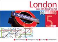 London Bus and Underground Popout Map