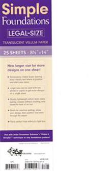 Simple Foundations Legal-Size Translucent Vellum Paper