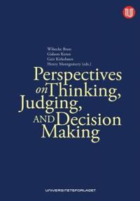 Perspectives on Thinking, JudgingDecision-Making
