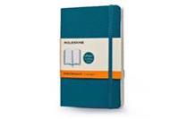 Moleskine Classic Colored Notebook, Pocket, Ruled, Underwater Blue, Soft Cover (3.5 X 5.5)