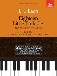 Eighteen Little Preludes, Bwv 924-8, 930, 933-43 & 999
